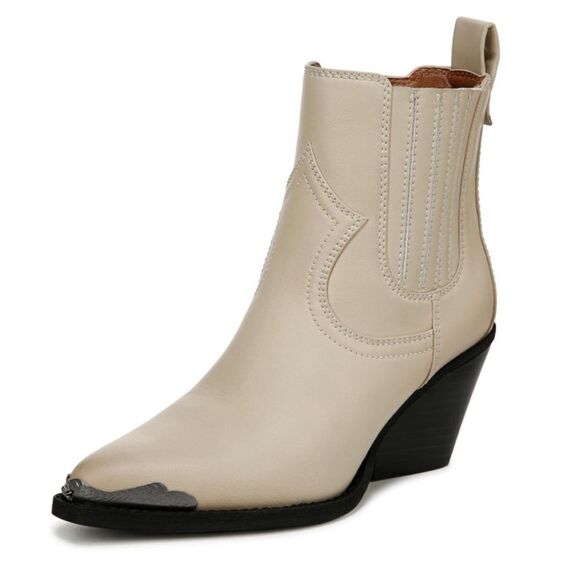 BRAND NEW IN BOX ZODIAC Women's Raylin Toe Cap Western Cowgirl Ankle Bootie 9.5 - Picture 2 of 11